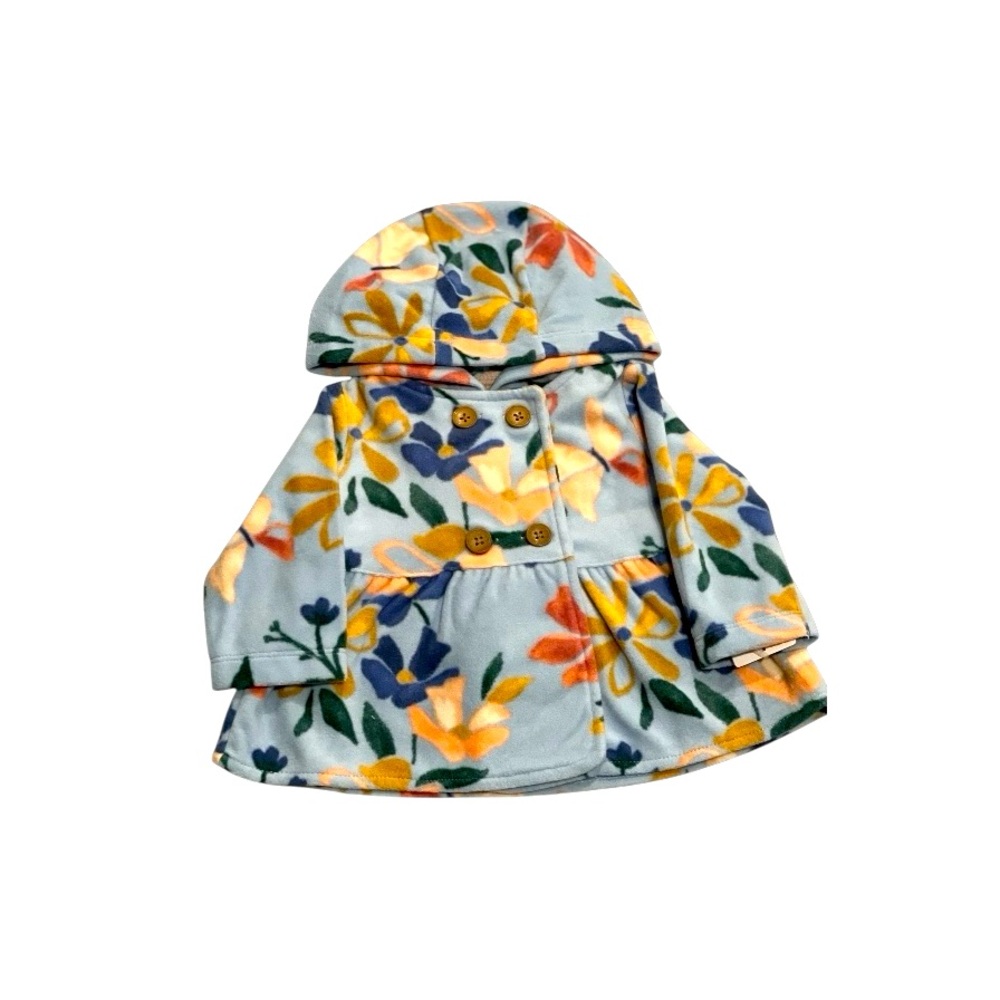 🌼 Adorable Floral Hooded Coat for Kids 🌼